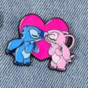 Disney's Lilo & Stitch: Stitch and Angel Character Enamel Pin